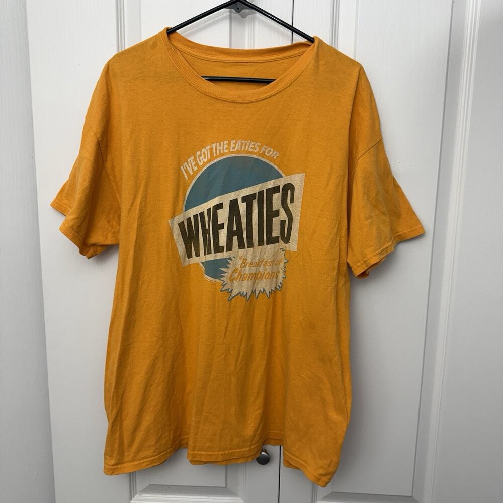Vintage I've Got The Eaties For Wheaties T Shirt Men’s XL Breakfast of Champions